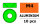 GForce GF-0405-041 Rondelle en aluminium Pour vis à tête fraisée M4 Ad=10Mm Vert 10 pces