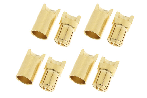 GForce GF-1000-009 Connector 6.5Mm gold contacts male + female 4 pairs