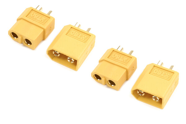 GForce GF-1003-001 Connector XT-60 gold contacts male + female 2 pairs