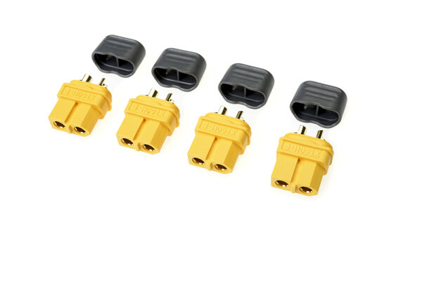 GForce GF-1040-002 Connector XT-60 with cap gold contacts male 4 pieces