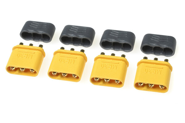 GForce GF-1085-003 Connector Mr-30 3-pole With cap Gold contacts Socket 4 pieces