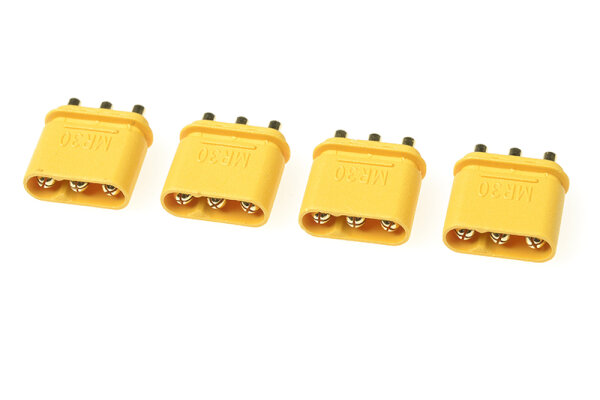 GForce GF-1087-003 Connector Mr-30Pb 3-polige gouden contacten socket 4 stuks