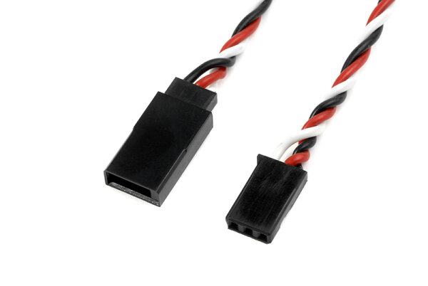 GForce GF-1120-012 Servo extension cable twisted hd silicone cable Futaba 22Awg / 60 strands 30Cm 1 pc