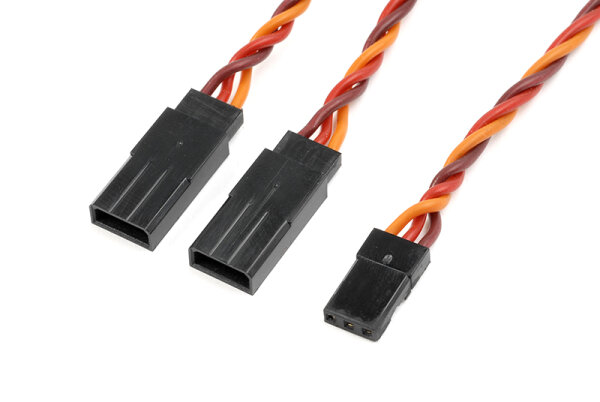 GForce GF-1121-021 Servo V-kabel gedraaid Hd siliconen kabel Jr/Hitec 22Awg / 60 draden 30Cm 1 St