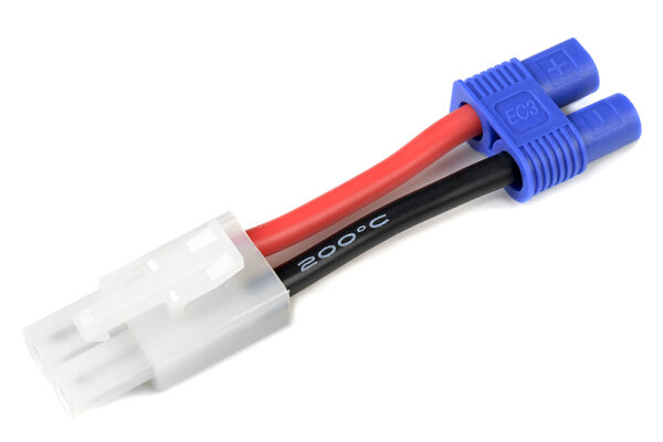 GForce GF-1301-047 power adapter cable Tamiya socket <=> Ec-3 socket 14Awg silicone cable 1 pc