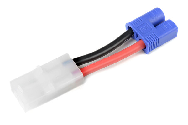 GForce GF-1301-052 Power adapter cable Tamiya plug <=> Ec-3 plug 14Awg silicone cable 1 pc