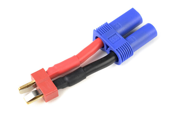 GForce GF-1301-085 power adapter cable Deans socket <=> Ec-5 socket 12Awg silicone cable 1 pc