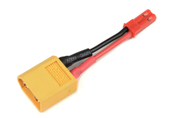 GForce GF-1301-136 power adapter cable XT-60 plug <=> Bec socket 20Awg silicone cable 1 pc