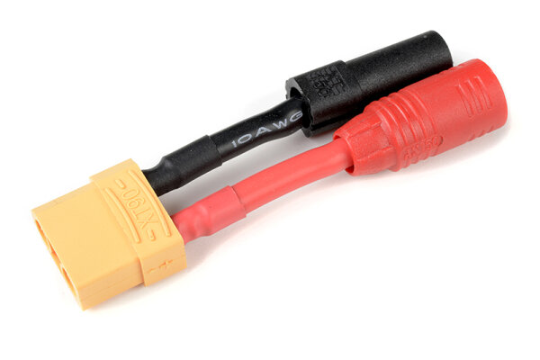 GForce GF-1301-148 power adapter cable XT-90 female <=> As-150 + XT-150 male 10Awg silicone cable 1 pc