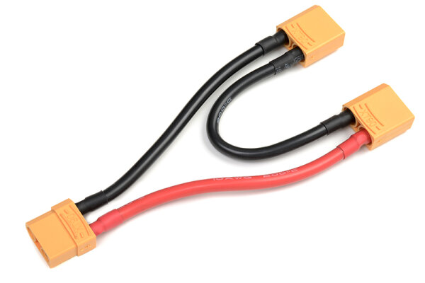 GForce GF-1321-020 Power V-cable serial XT-90 10Awg silicone cable 12Cm 1 pc