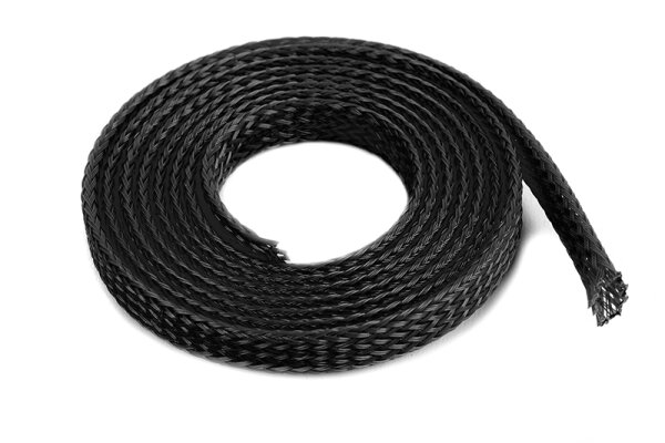 GForce GF-1476-010 Cable Protection Sleeve Braided 6Mm Black 1M