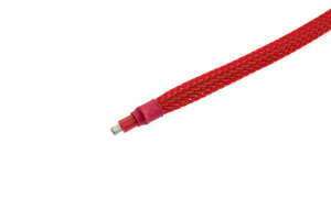 GForce GF-1476-012 Cable protection sleeve Braided 6Mm Red 1M