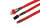 GForce GF-1476-012 Manicotto di protezione del cavo intrecciato 6Mm rosso 1M