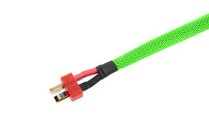 GForce GF-1476-014 Gaine de câble tressée 6Mm vert fluo 1M