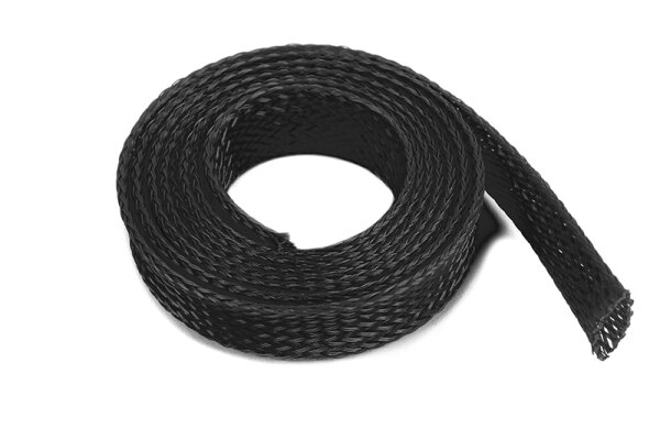 GForce GF-1476-030 Cable protection sleeve Braided 10Mm Black 1M