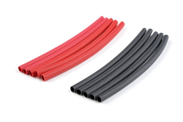 Team Corally C-50220 Heat Shrink Tubing 2.4Mm Red + Black 10 Sts