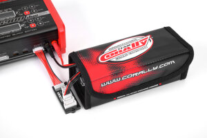 Team Corally C-90248 Sac de charge Lipo Sport For 2 Pcs 2S Hard Case Batterypacks