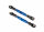 Traxxas TRX3643X L/R draadstang Camber 83mm vo aluminium buis blauw geanodiseerd