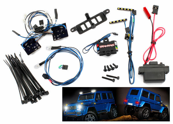 Traxxas TRX8898 LED light kit compl. with power supply for #8811 or 8825 checkers
