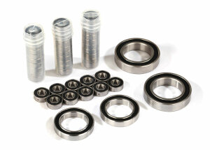 Traxxas TRX8892 Ball bearing set with black rubber seals...