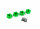 Traxxas TRX8956G hatszögletu kerékagy alumínium zöld