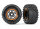 Traxxas TRX8972T Tyre mounted on rim Rim black/orange Maxx All-Terrain (2 pcs.)