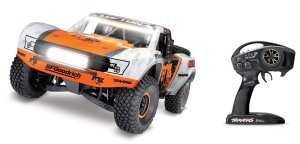 Traxxas TRX85086-4 Unlimited Desert Racer with installed light set 4WD RTR Brushless Racetruck TQi 2.4GHz