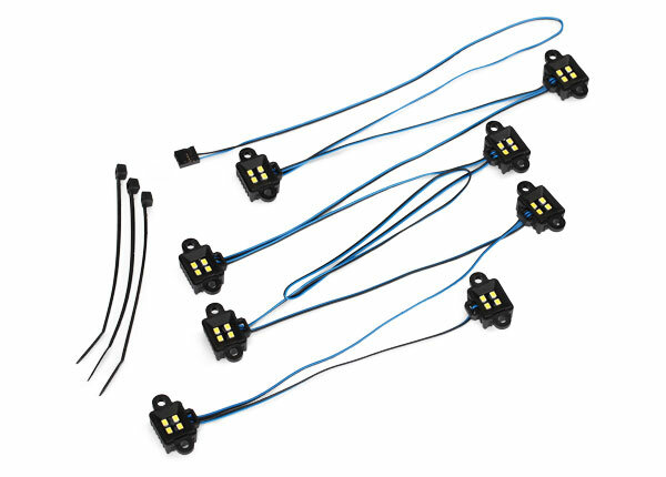 Traxxas TRX8026X LED Rock Light Kit TRX-4 (benötigt #8028 Power Supply +8018, 8072 oder 8080)  