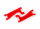 Traxxas TRX8998R Top Wishbone rosso (2) l/r v/h WideMaxx