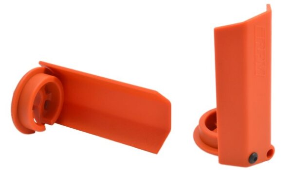 RPM RPM-80438 Shock Rod Protectors (2) orange Traxxas X-Maxx