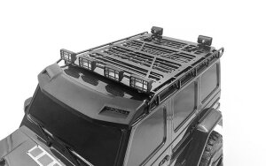 RC4WD VVV-C0856 Abenteuer-Dachgepäckträger mit Front- und Rückleuchten für Traxxas TRX-4 Mercedes-Benz G-500