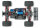 Traxxas 71076-8 E-Revo 4x4 VXL 1:16 Brushless TSM Monster Truck RTR con batteria e caricatore USB-C + 2S-LiPo Combo Blu