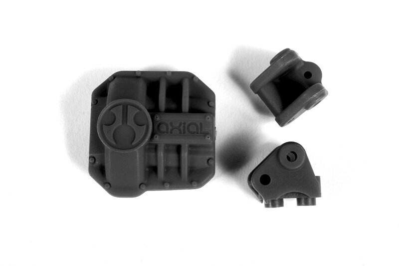 Axial AXIC1437 / AX31437 AR44 Diff Cover & Link Mounts fekete