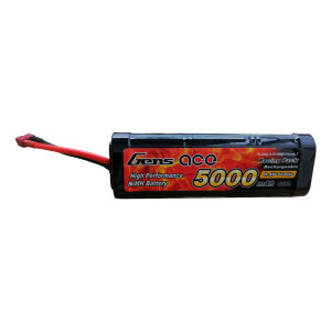 Gens Ace B-5000-8.4V-NIMH-Hump-T 5000mAh 8.4V NiMh-battery T-Plug