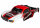 Traxxas TRX5824R Body Slash 4X4 rosso (verniciato + foglio decalcomanie)