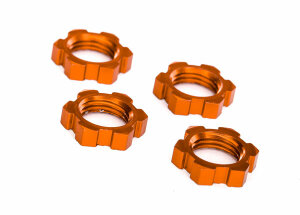 Traxxas TRX7758T Wheel nuts, splined, 17mm, toothed...