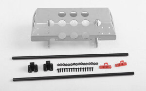 RC4WD VVV-C0983 Tarka tubular steel bumper with skid plate and D-ring mounts