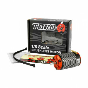 SkyRC SK400009-11 Toro Brushless Motor X8 Pro 2350kV für Buggy 1/8