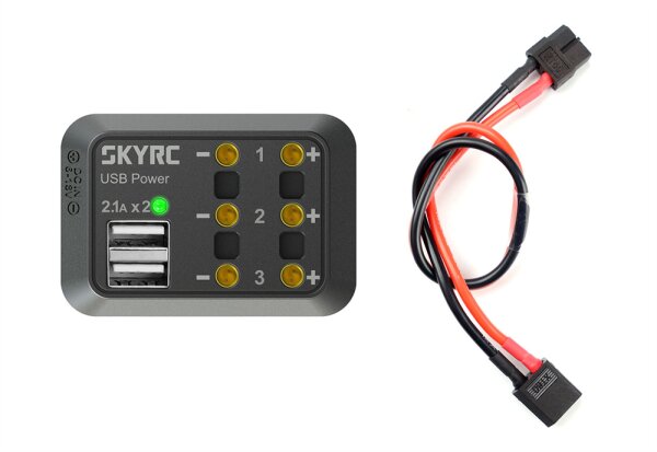 SkyRC SK600114-03 XT60 csatlakozóval ellátott elosztó doboz