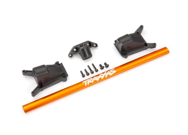 Traxxas TRX6730A Kit de support de châssis orange pour châssis LGC Rustler 4x4 Slash 4x4 LCG
