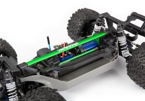 Traxxas TRX6730G Chassis brace kit green for LGC-Chassis...