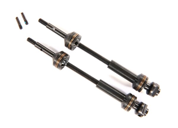 Traxxas TRX9051X Drive shaft steel SSCV front Hoss, Rustler, Slash