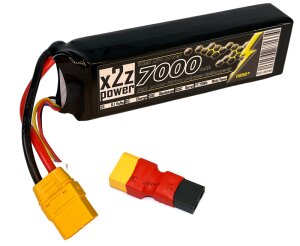 X2Z Power Racing X2Z-2874X batterie LiPo 50C 7000Mah 3S...