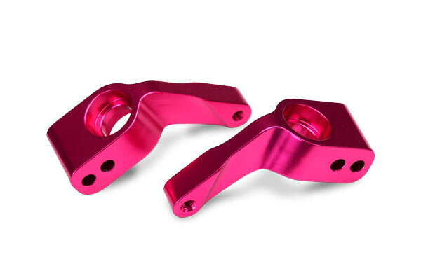 Traxxas mozzo ruota posteriore alluminio rosso