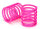 Traxxas TRX8362P SLVR Dämpfer-Feder pink (2)