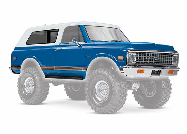 Traxxas TRX9111X Checker Chevrolet Blazer 1972 blue (complete with add-on parts)