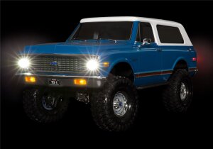 Traxxas TRX9111MH TRX-4 Umr&uuml;stsatz Chevrolet Blazer 1972 blau komplett inkl. Karosse, R&auml;dern, Lichtset und Stubachsen