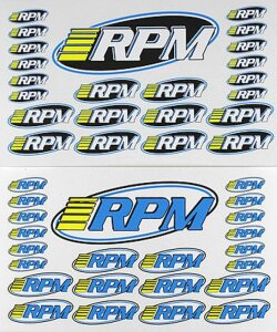 RPM RPM-70005 Fogli di decalcomanie con logo RPM Pro