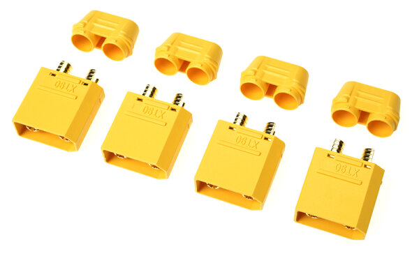 GForce GF-1053-003 Revtec - Connecteurs - XT-90H - avec capuchon - contacts dorés - femelle - 4 pces