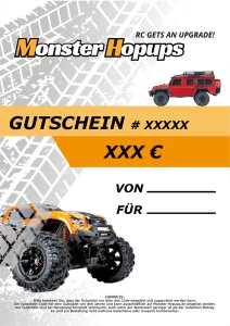 Monster-Hopups gift voucher worth 25 EUR